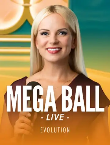 Mega Ball by Evolution slot at Neptune Play Casino, RTP 95.20%